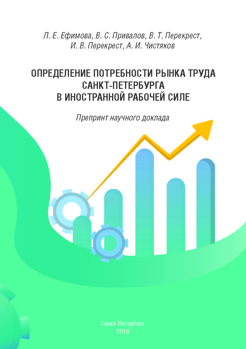 Определение потребности рынка труда Санкт-Петербурга в иностранной рабочей силе : препринт научного доклада ISBN 978-5-89781-653-8
